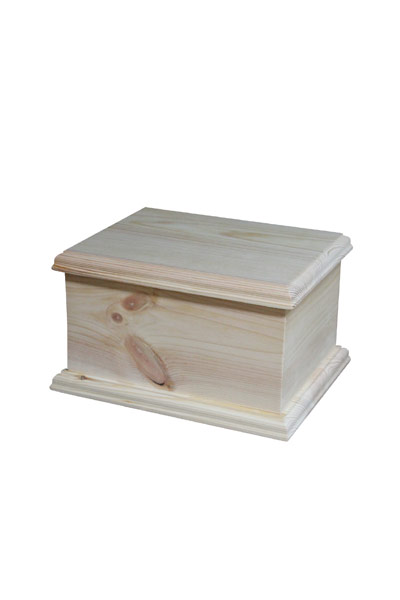 Solid Irish Pine Urn.